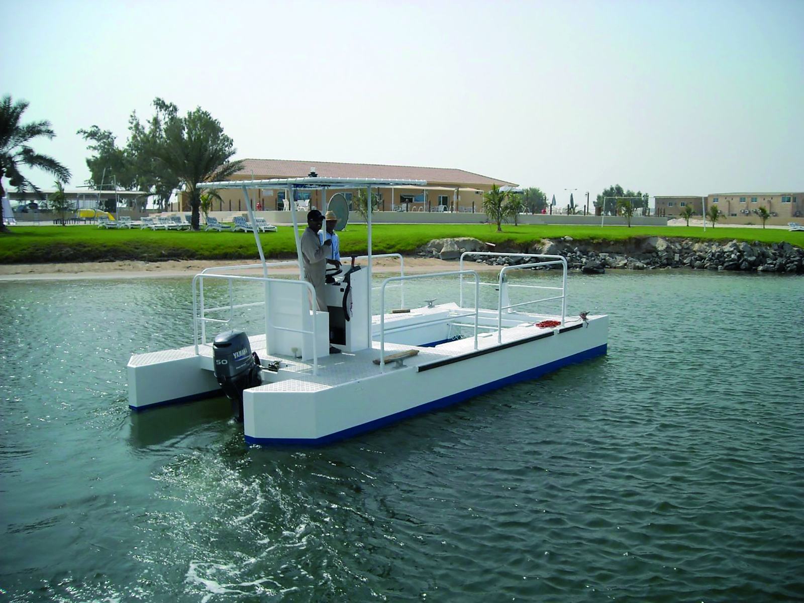 Two 15.5 m hydraulic skimmer vessels