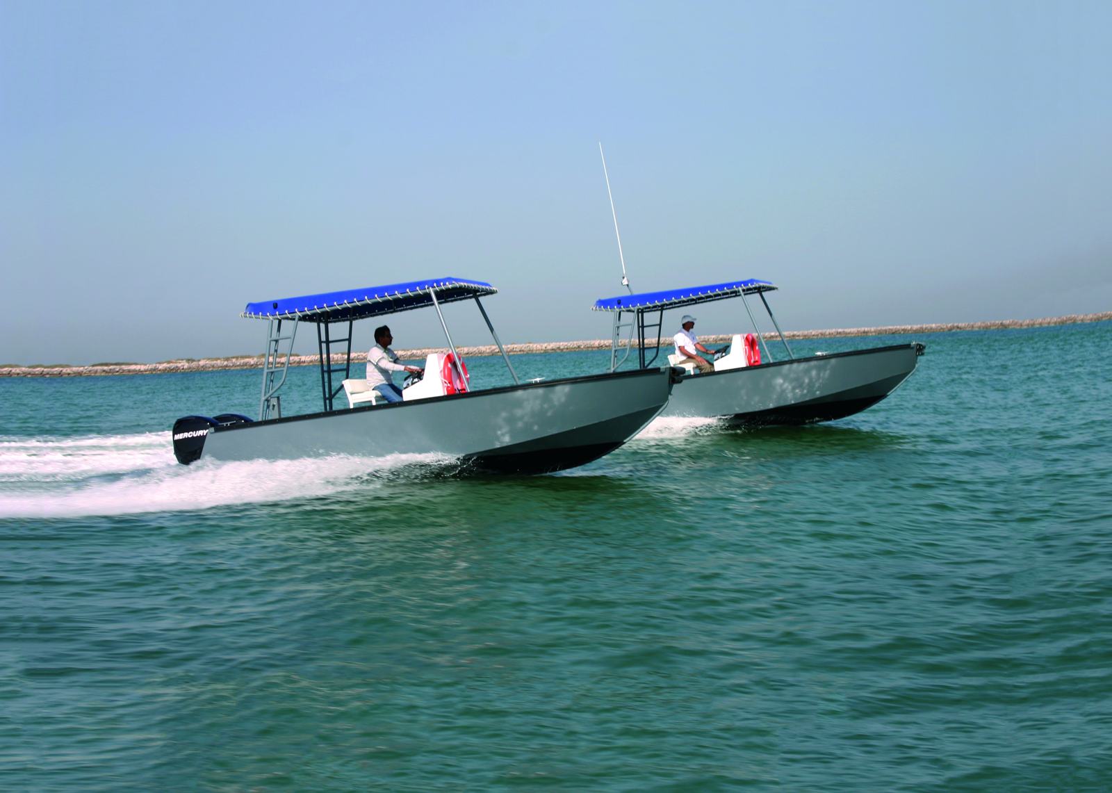 Four 12 m oil spill recovery vessels